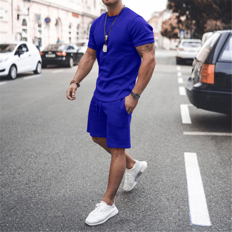 European And American Men's Sweater Casual Sports JumpSuit