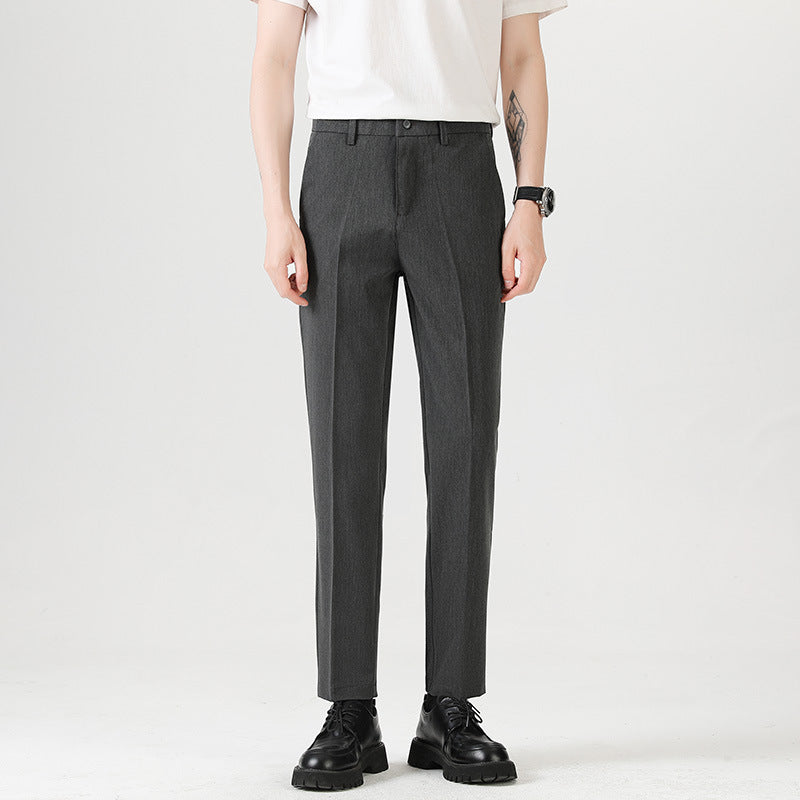 Men's Casual Small Trousers Stretch Pencil Pants