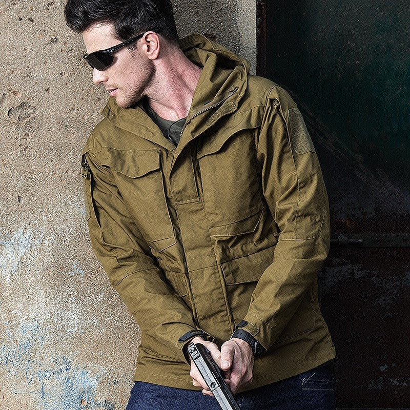 Men's Windproof Mid-length Coat