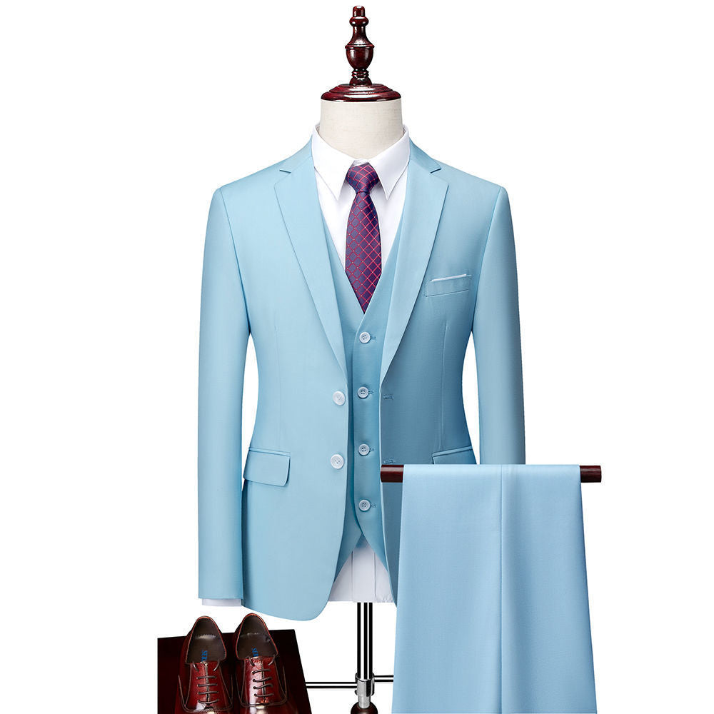 Men's Ruffian Handsome Casual Suit Full Set