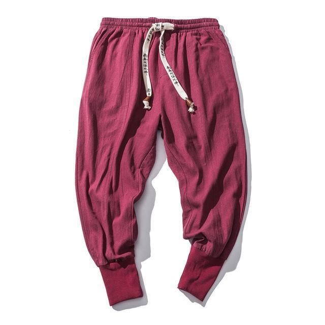 Harem Cotton and Linen Hip Hop Pants