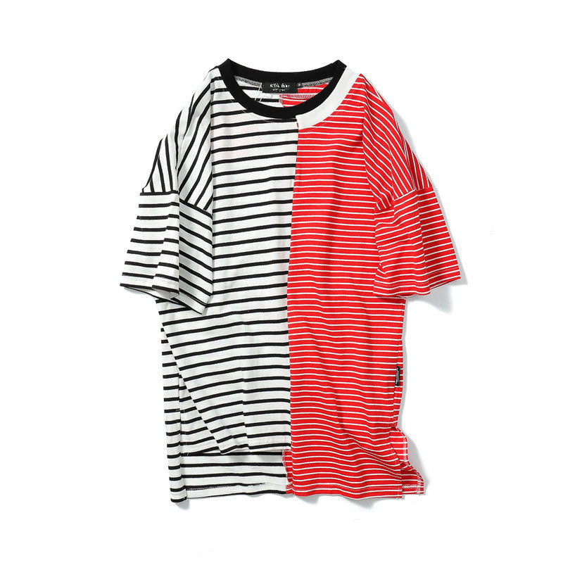 Korean Loose Striped T-shirt