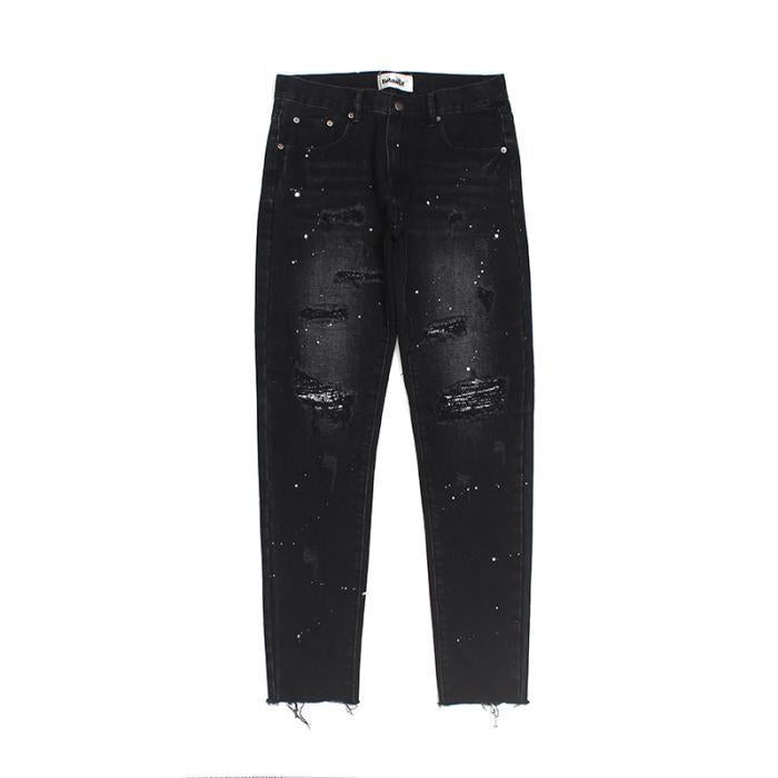 Occidental High Street Black Broken Jeans