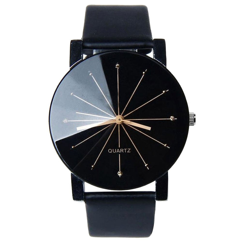 Couple convex meridian belt watch