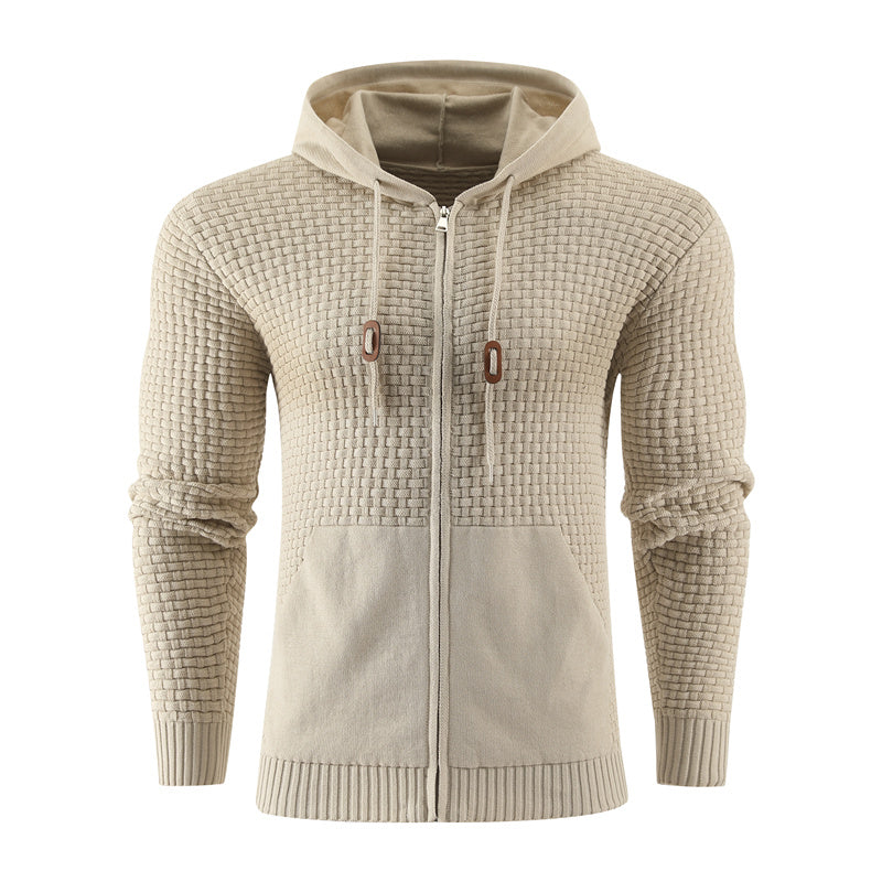 Four Seasons Knitting Zipper Hoodie