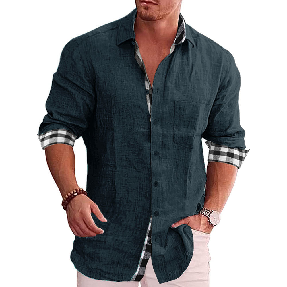 Men's Casual Long Sleeve summer shirt