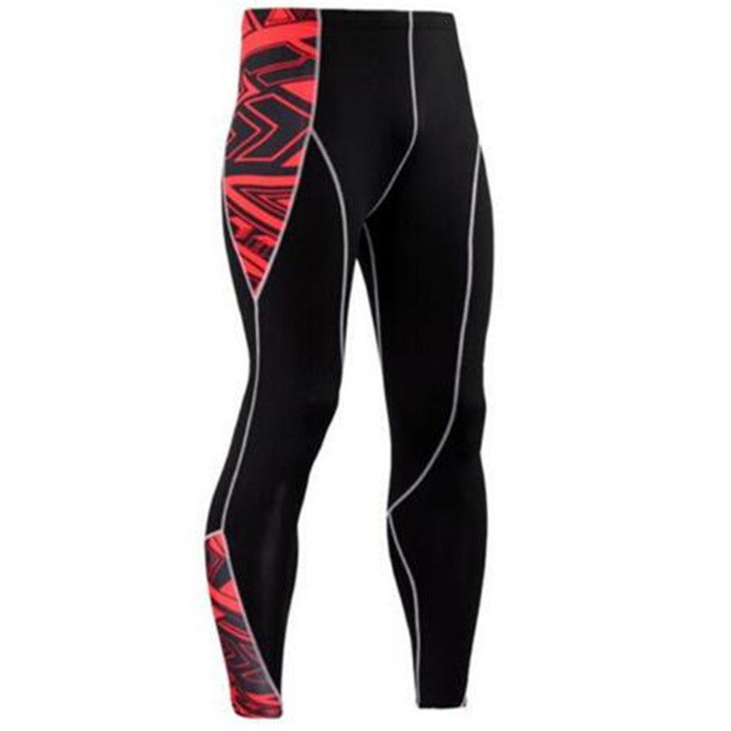 Tight-fitting Men's Stretch, Breathable And Quick-drying Football Basketball Leggings