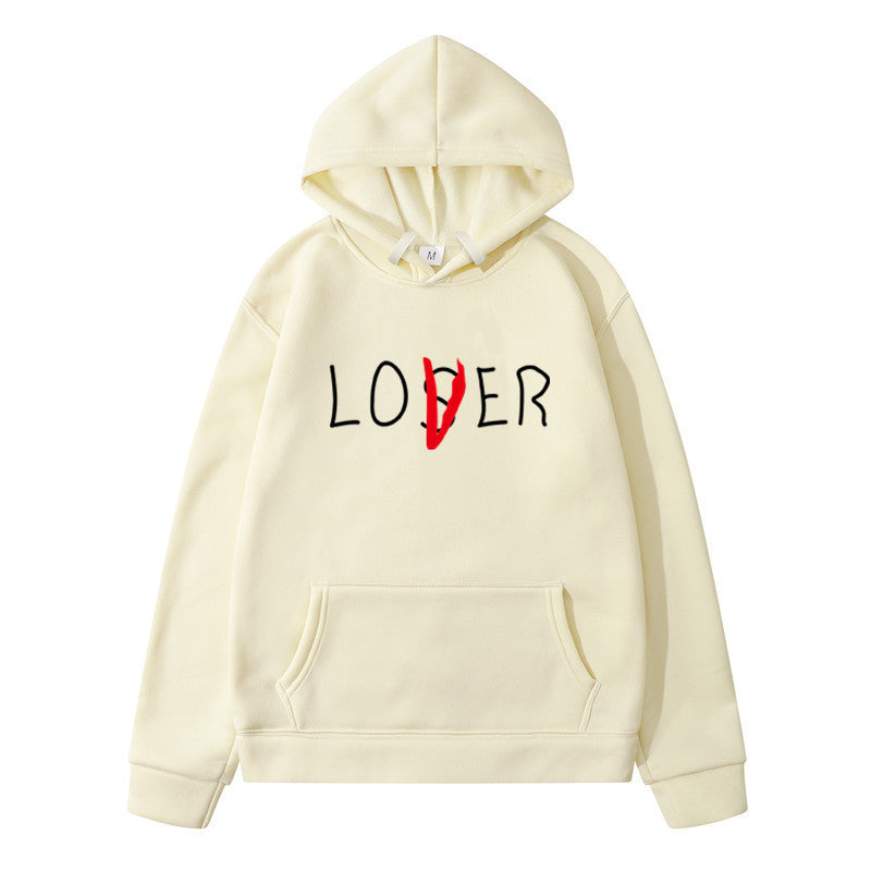 lovers printed Winter hoodies for couples