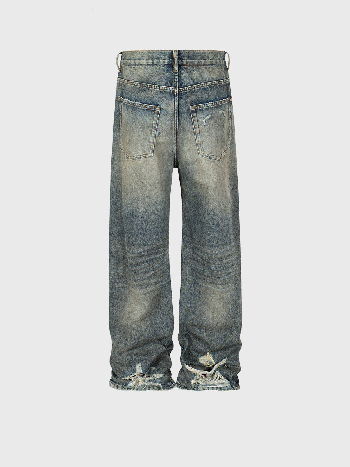 Men's Washed High Street Jeans