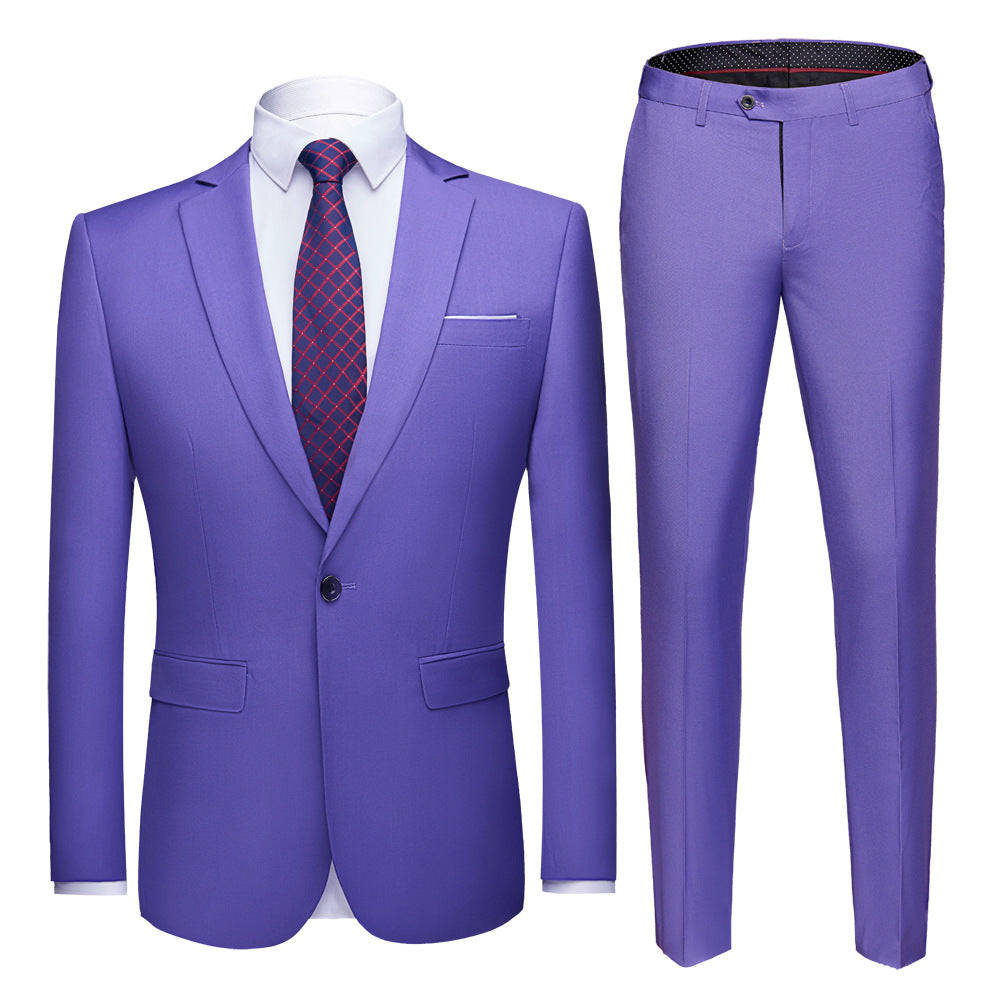 Men s Business plus Wedding Dress Suit Set