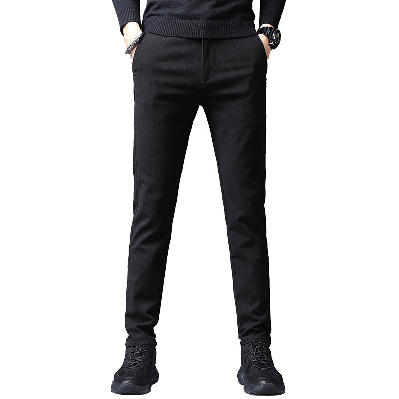 Slim casual men's pants