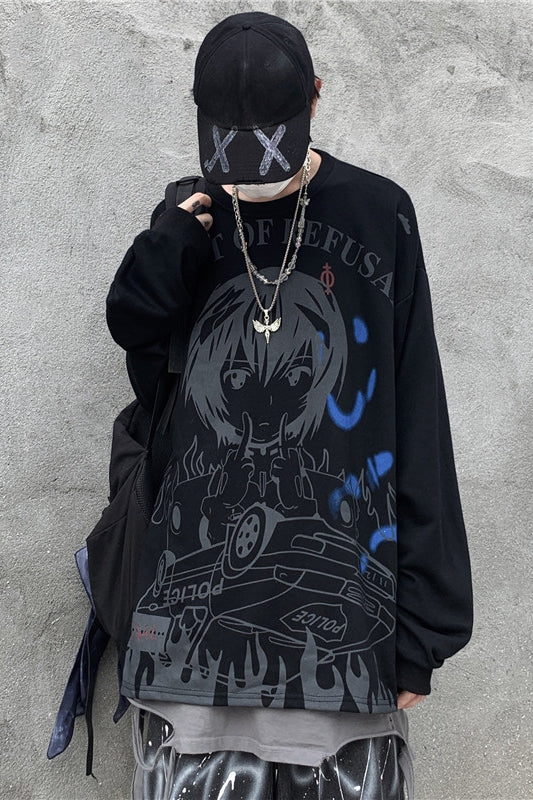 Cartoon Japanese Sweatshirt women