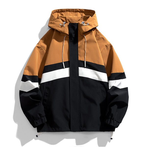 Men's Colorblock Hooded jacket