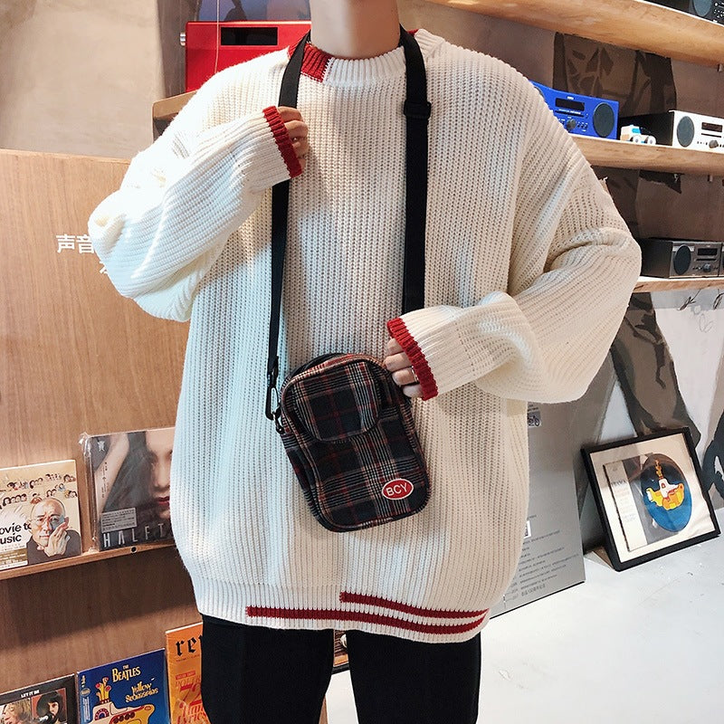 Casual round neck sweater