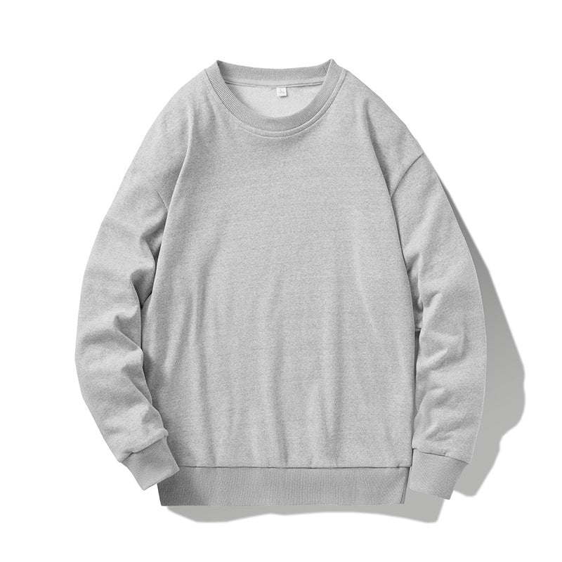 Loose Shoulder Terry Round Neck Sweater