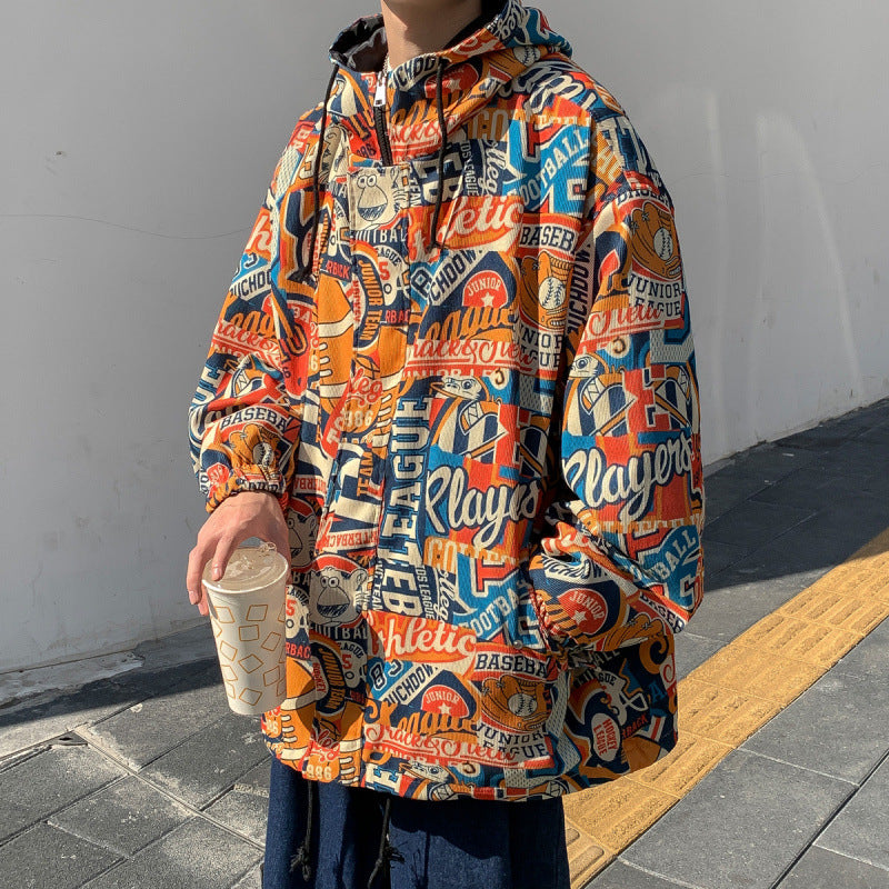 Ruffian Handsome Fried Street Coat Printed Jacket