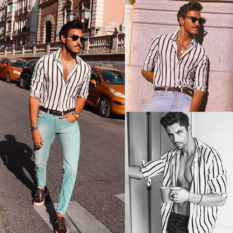 Men's striped shirt