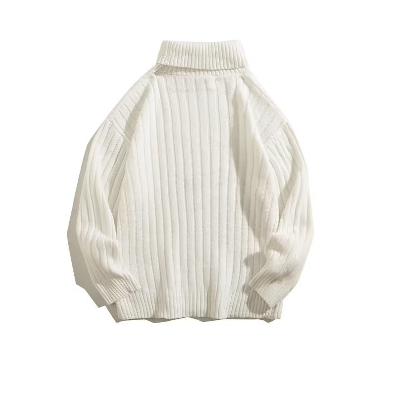 Handsome Two-piece Knitted turtleneck Sweaters