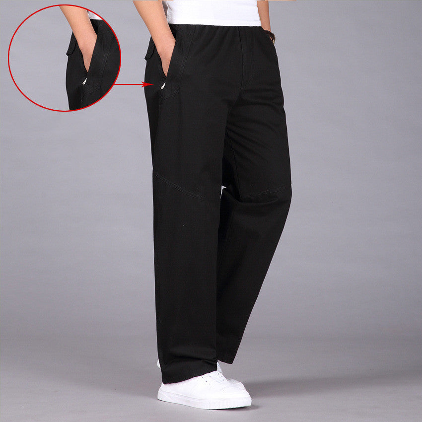 Men's casual pants plus size overalls pant