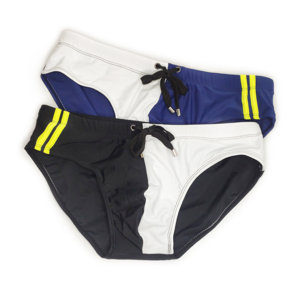 Men's Sports Style Sexy Swim Briefs Close-fitting Swimming Shorts