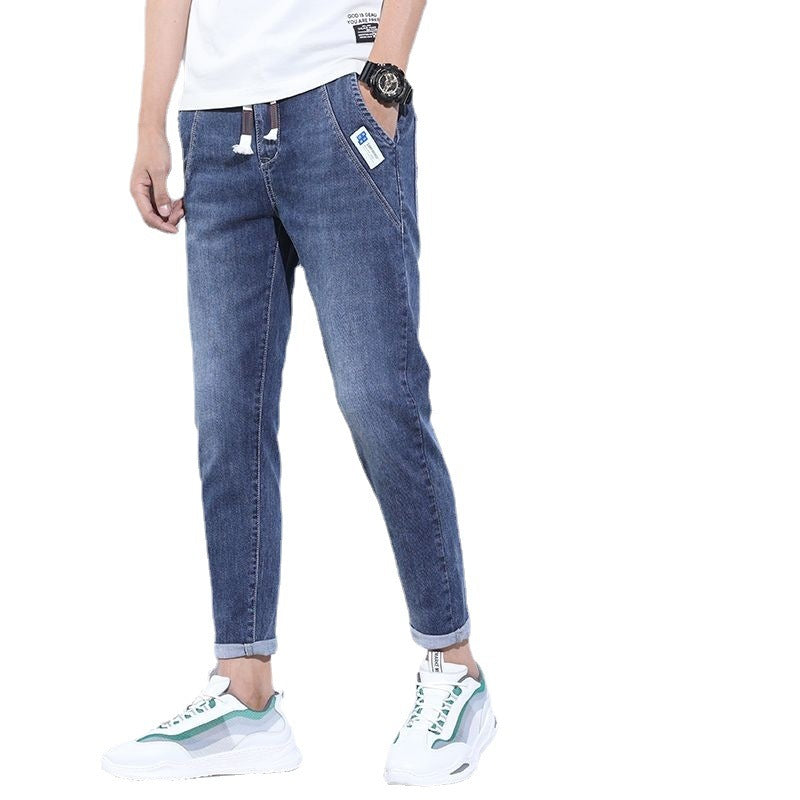 Denim Stretch Casual Men's Trousers