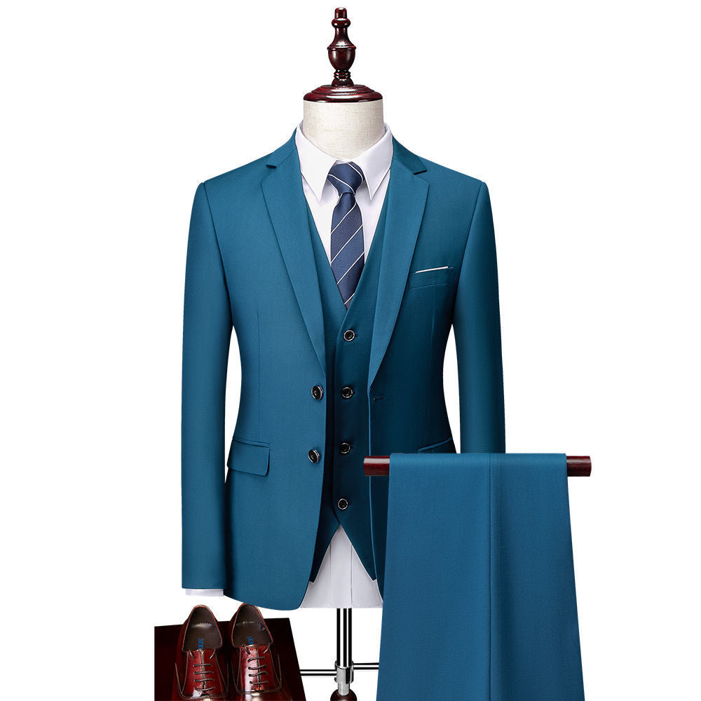 Men's Ruffian Handsome Casual Suit Full Set