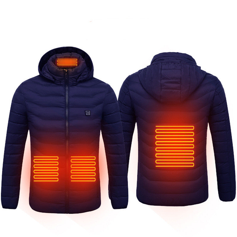 Chaqueta de algodón eléctrica con calefacción USB