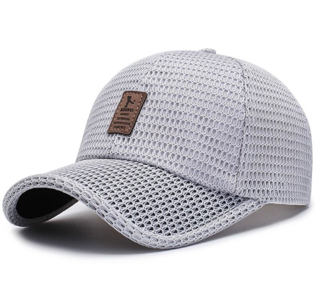 Mesh baseball cap adjustable comfort sunhat