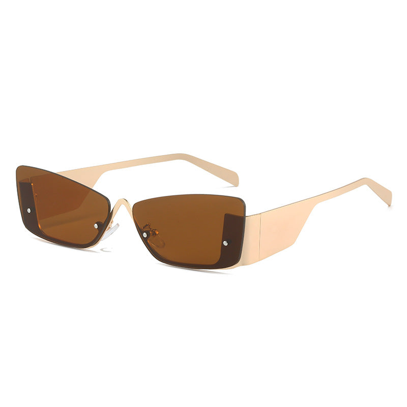 European And American Frameless Fashion Sunglasses