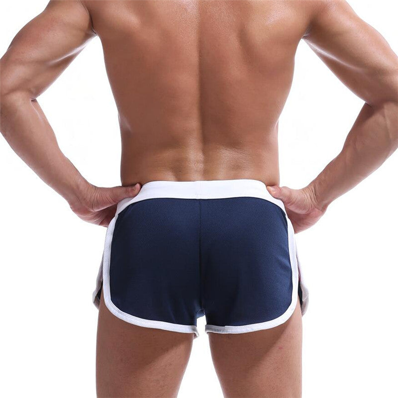 Pantalones cortos deportivos de secado rápido para hombre finos de verano 