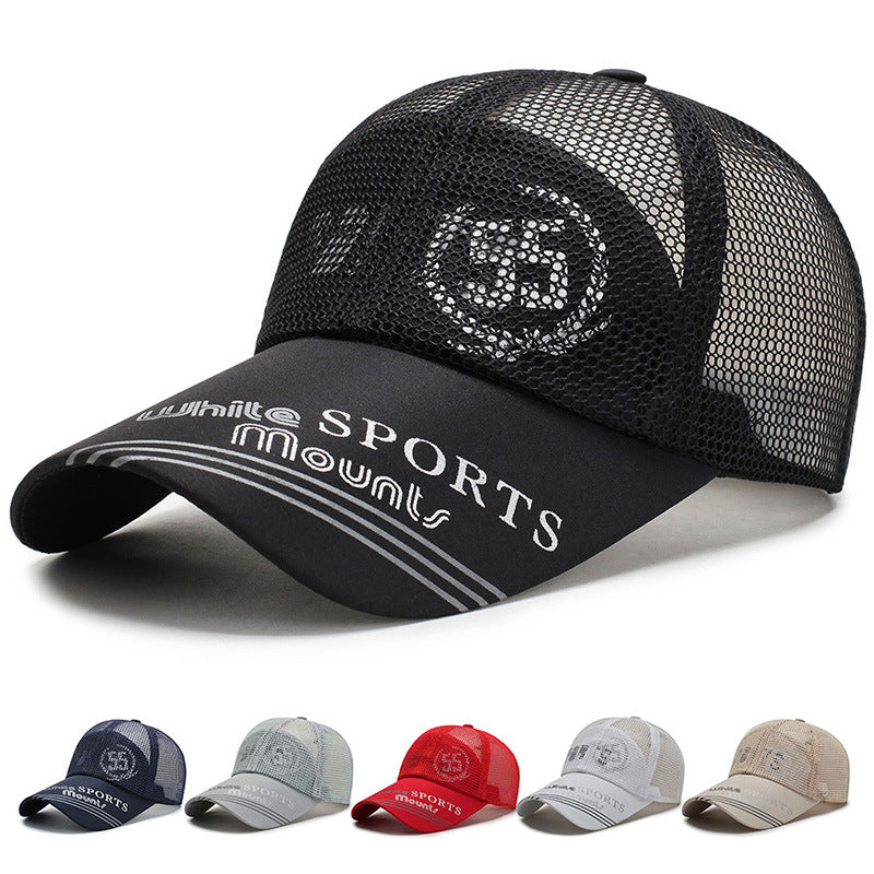 Gorra de malla de béisbol para deportes al aire libre de béisbol de moda