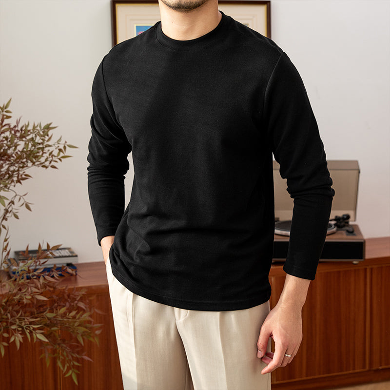 Everyday Cotton Blend Long Sleeve T-Shirt