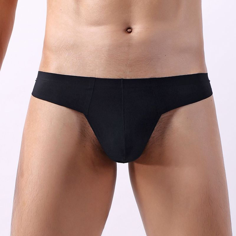 Men's Thong Low Waist Sexy One-piece Seamless Underwear