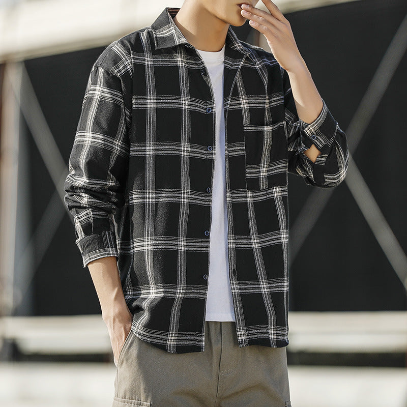 Men Plaid Shirt