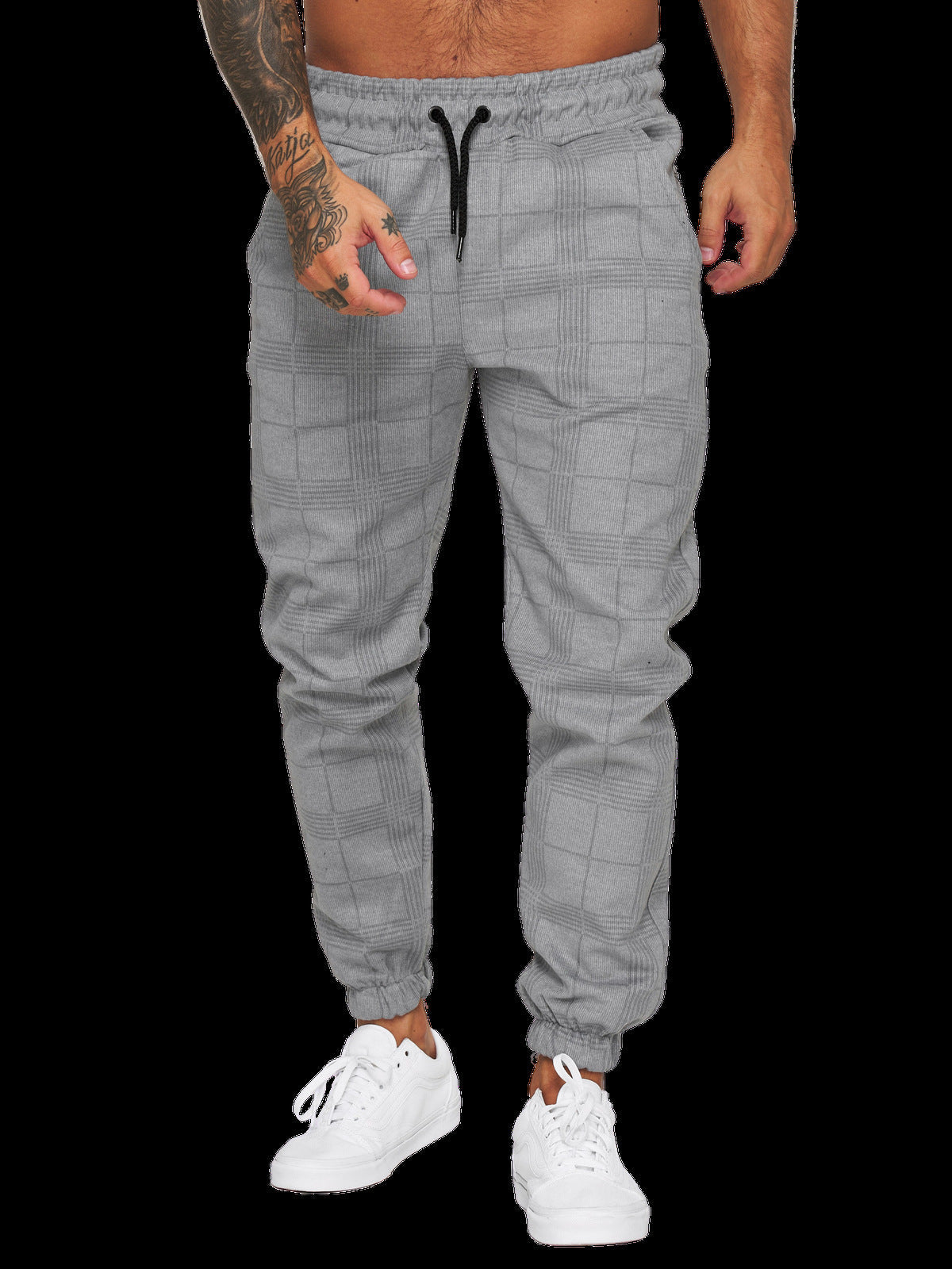 Checkered Casual Pants