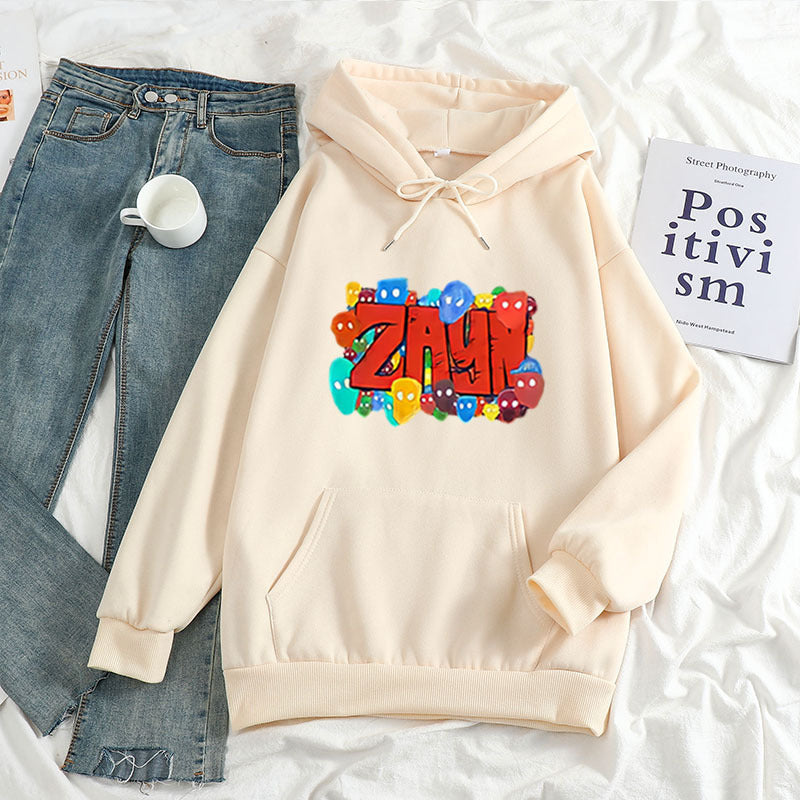 Printed Letter Hoodies For Men And Women