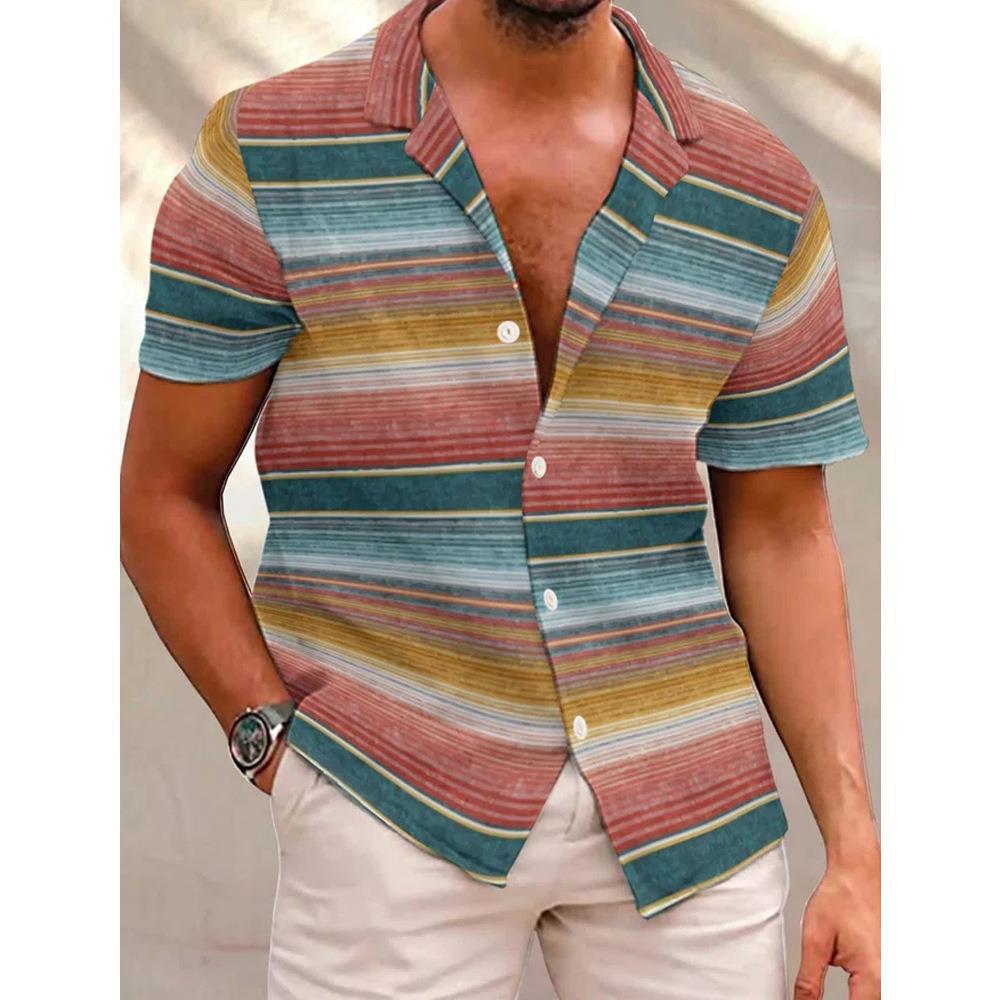 Men's Printed Stylish Beach Casual Shirt