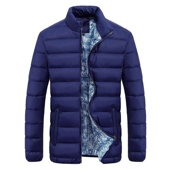 Men's Stand-collar Padded Jacket