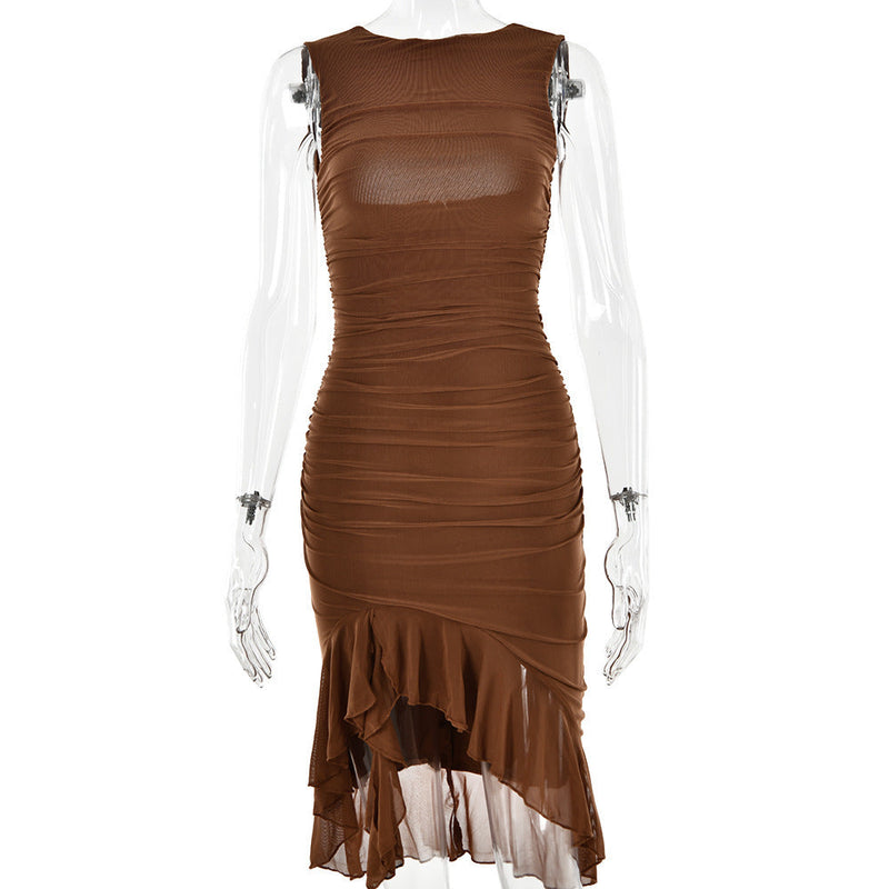 Summer Slim Skinny Sleeveless Party Club Dress