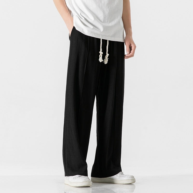 Cotton And Linen Trousers