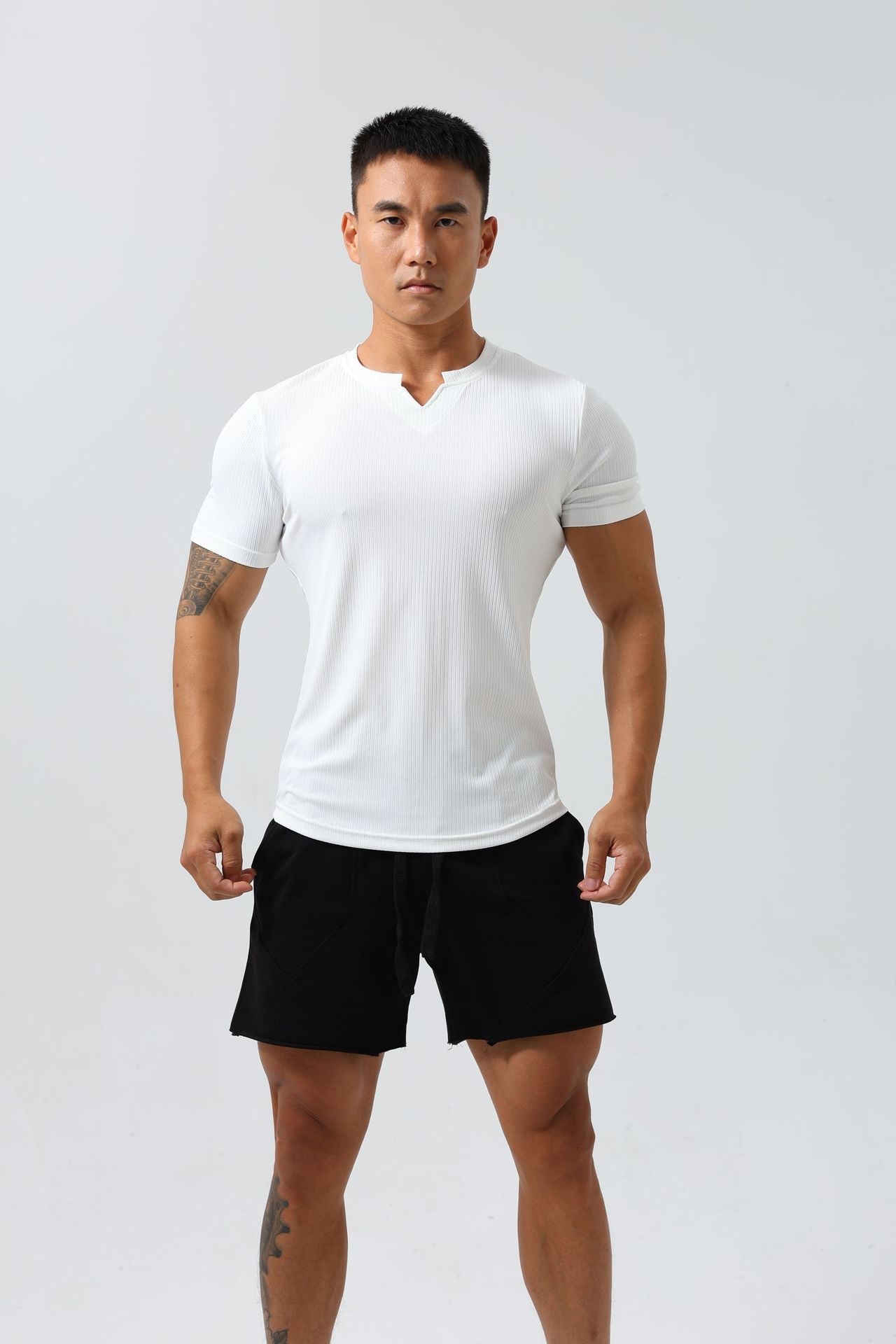 Men's sports Quick-drying Running Slim t-shirt