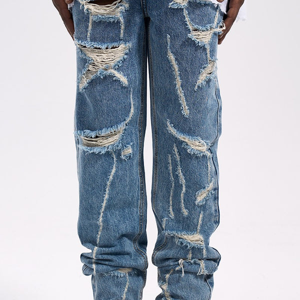 Men's Slim Fit Casual Retro Small Leg Jeans