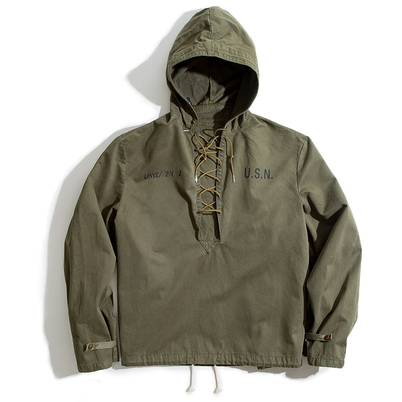 Madden Male Hooded Pullover Deck Parker Jacket