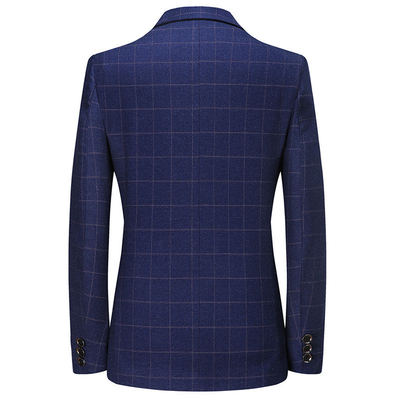 New Leisure plaid Suit jacket For Men