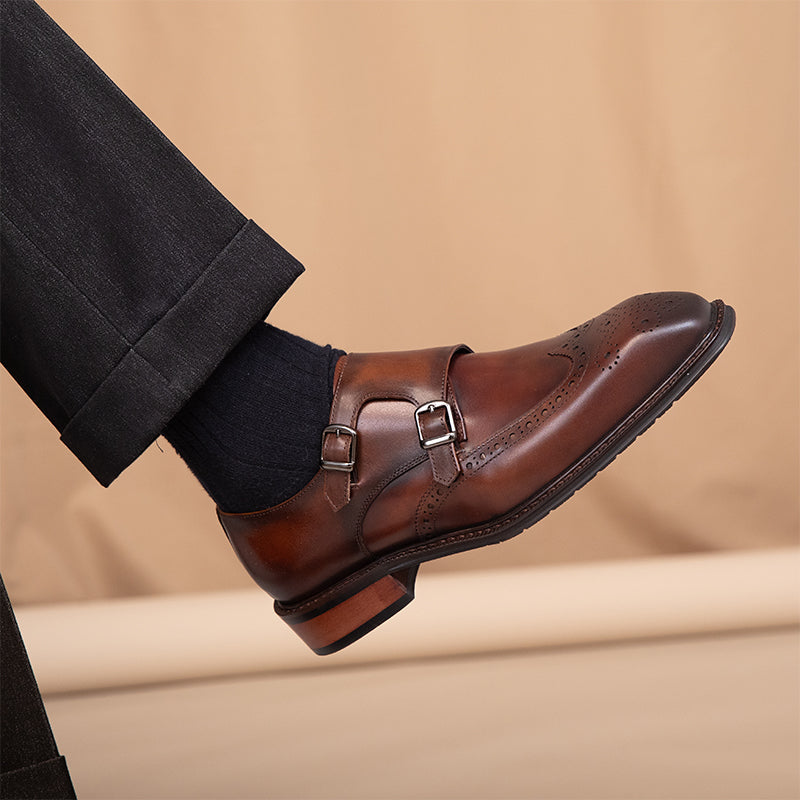 Kingsman Double Monk Strap Shoes