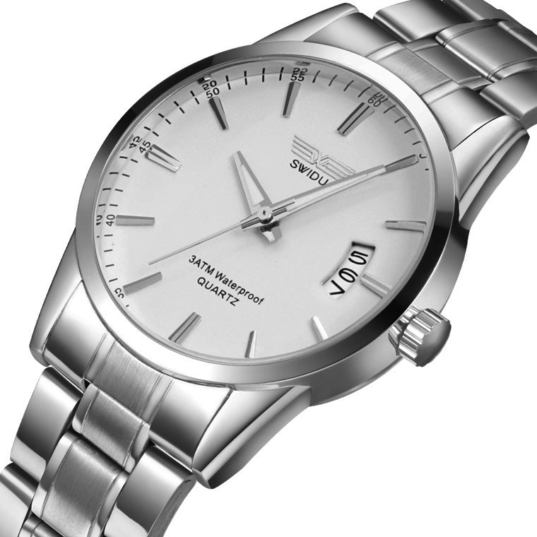 Men's steel watch