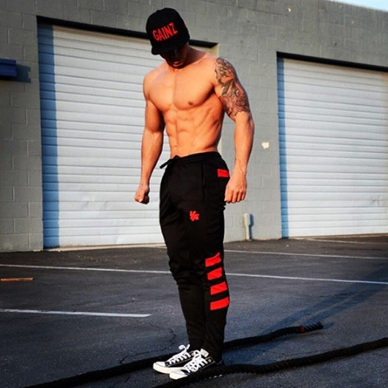 Men's Red & Black sweatpants