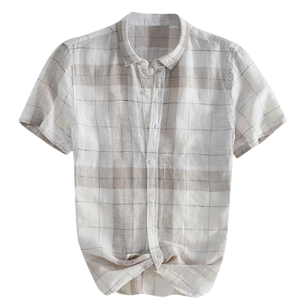 Men's check shirt