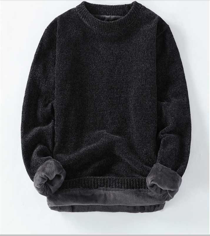 Men's Thick And Velvet Winter Sweater
