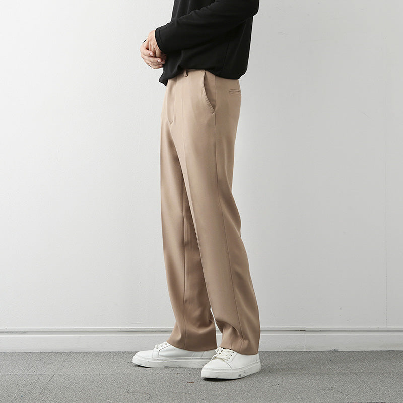 Men's Casual Pants straight Suit Pants